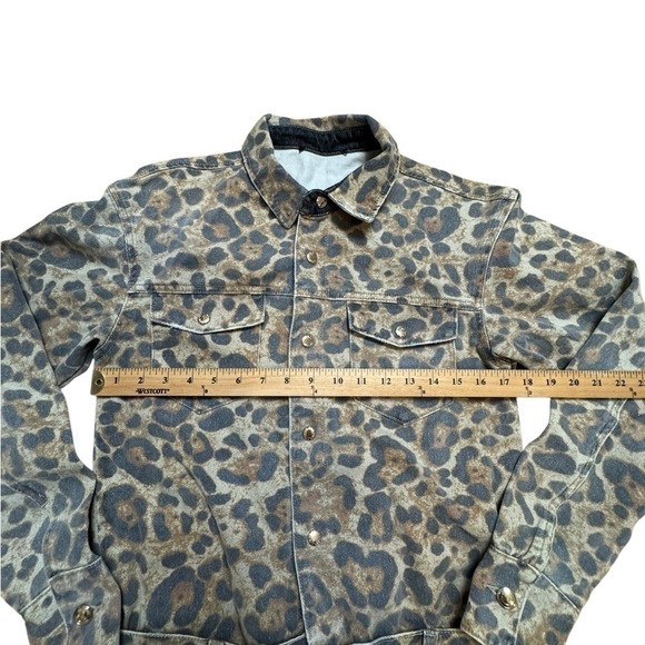 SER.O.YA Leopard Print Linda Snap Dress Size Medium (FLAWED) - Picture 4 of 8